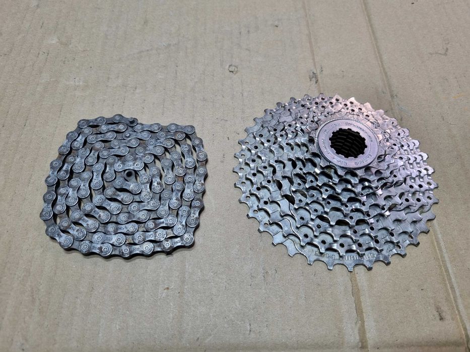 Kaseta HG400 9s plus łańcuch