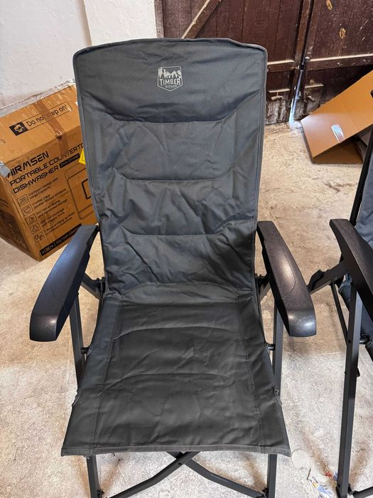 Krzesło campingowe TIMBER RIDGE SZARE