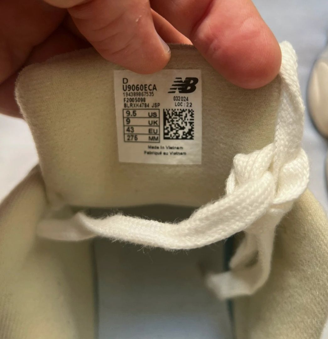 Sapatilhas New Balance 9060 tm43 Novas