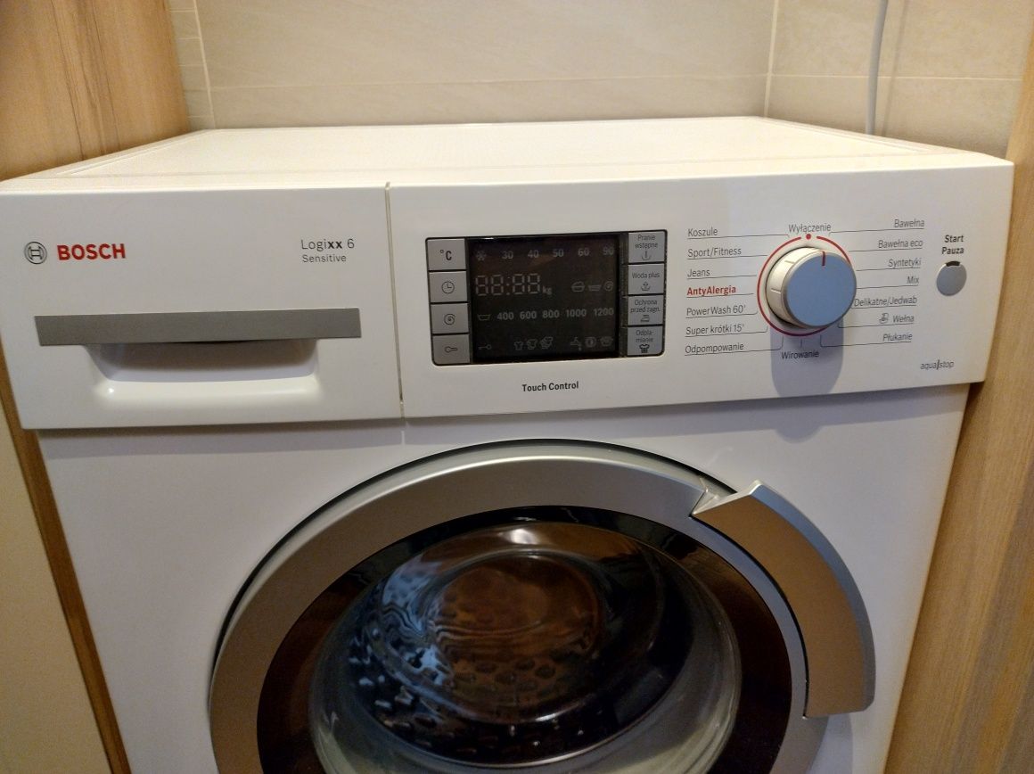 Uszkodzona!!!pralka Bosch logixx 6 Sensitive, slim