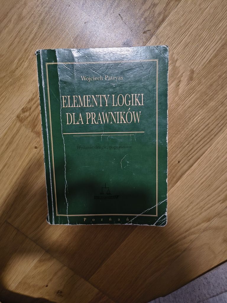 Elementy logiki dla prawników Wojciech Partyas logika prawnicza prawo