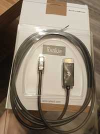 Kabel Rankie Mini DisplayPort (Thunderbolt) (Mini DP)na HDMI,4K -1,8m