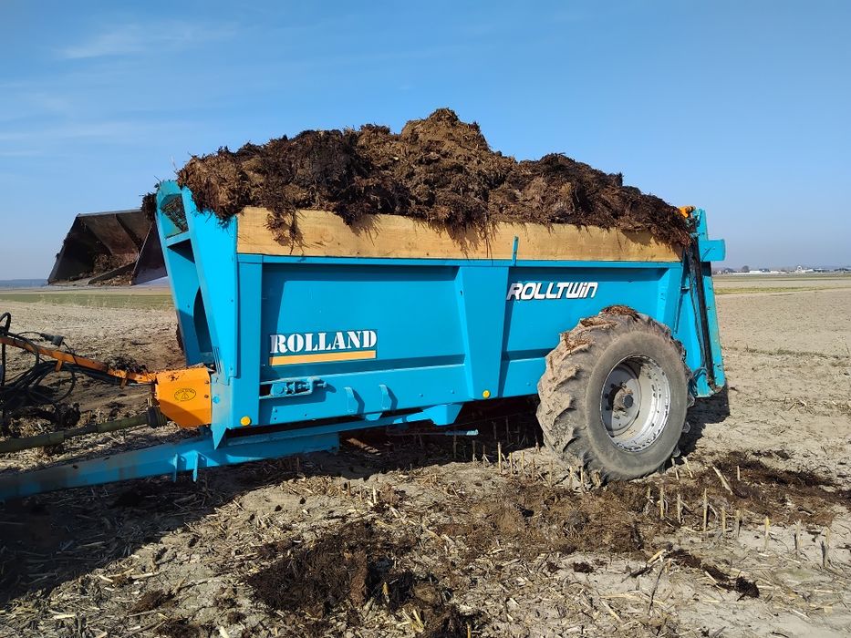 Rozrzutnik obornika Rolland 10t  twin 2012r