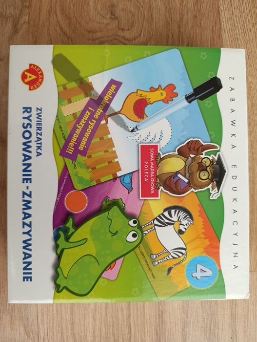 Zwierzątka rysowanie - zmazywanie