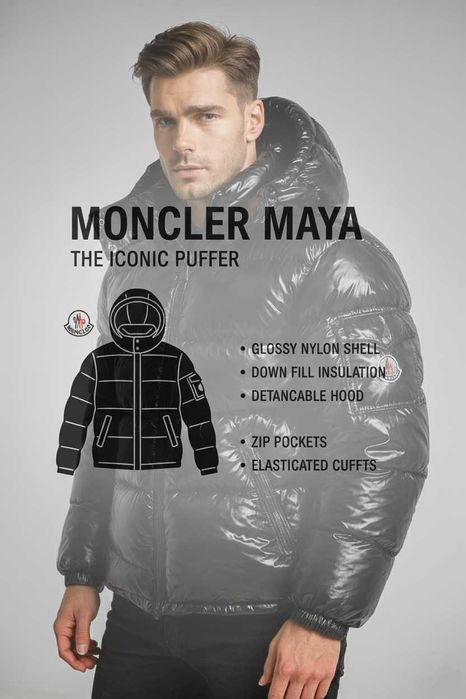 ТОП якість ! Пуховик Moncler пухан  Монклер куртка