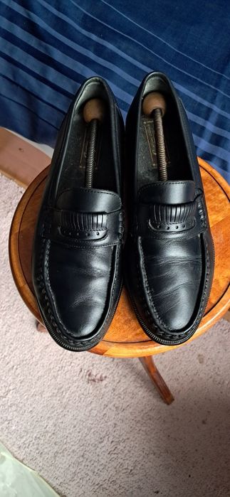 Męskie, skórzane buty/ mokasyny firmy Carlo.