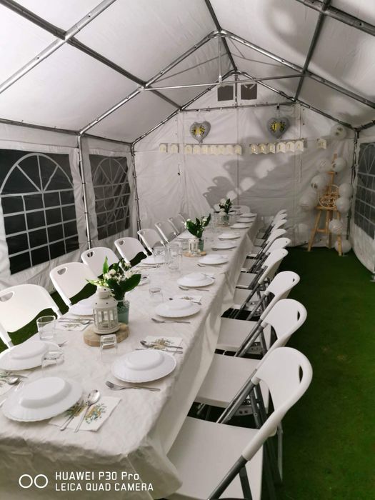 Wynajem namiotów wraz z wyposażeniem