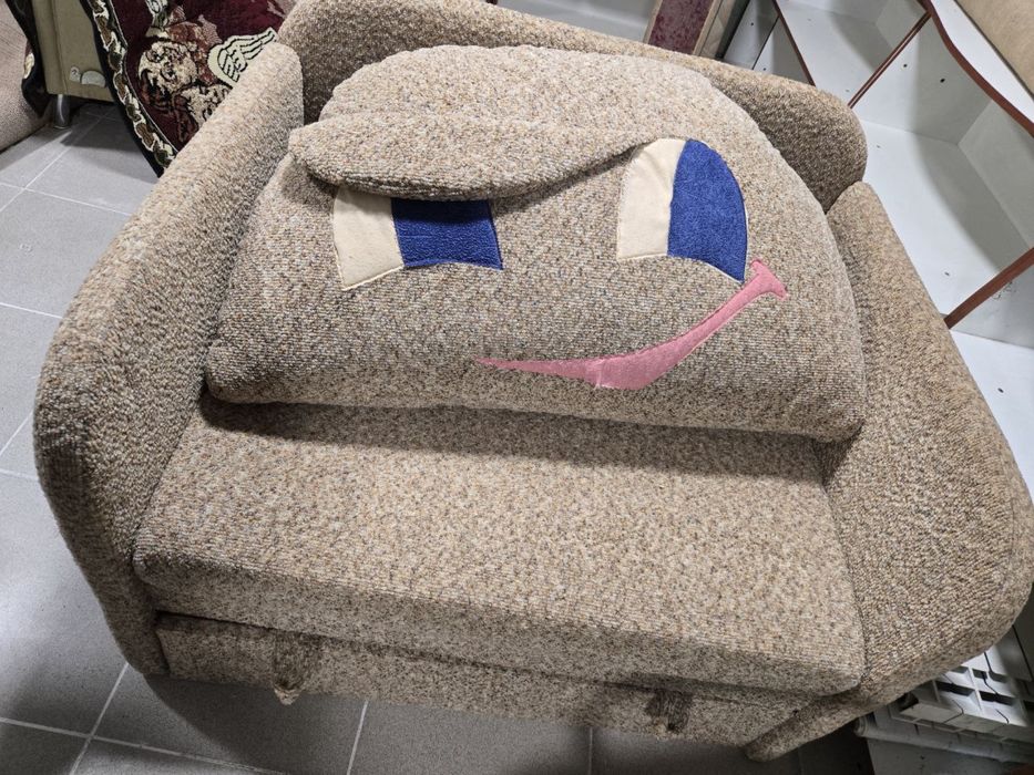 Розкладний диванчик малютка з бортиками