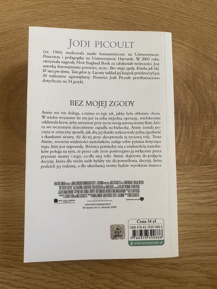 Bez mojej zgody Jodi Picoult