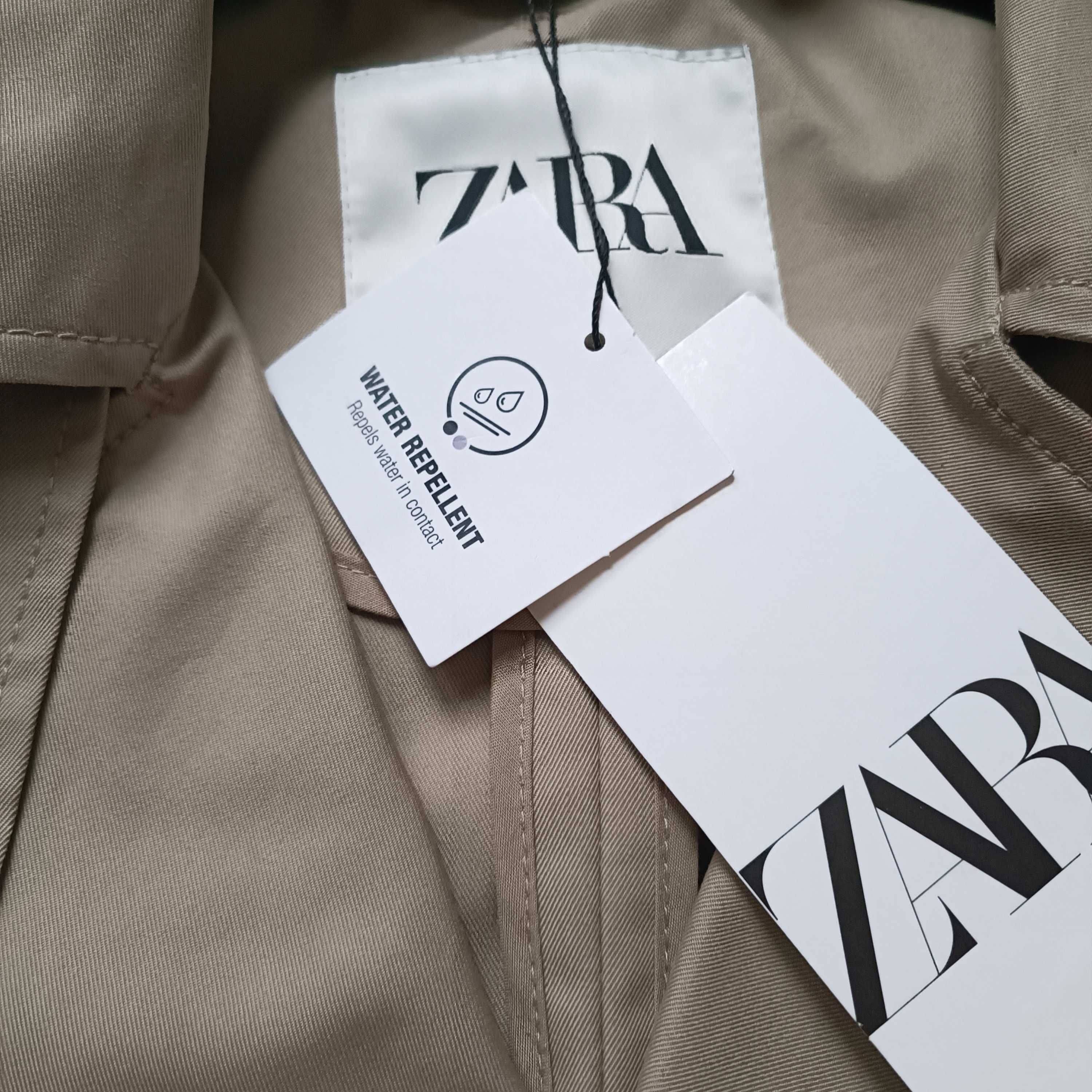 trencz z paskiem zara