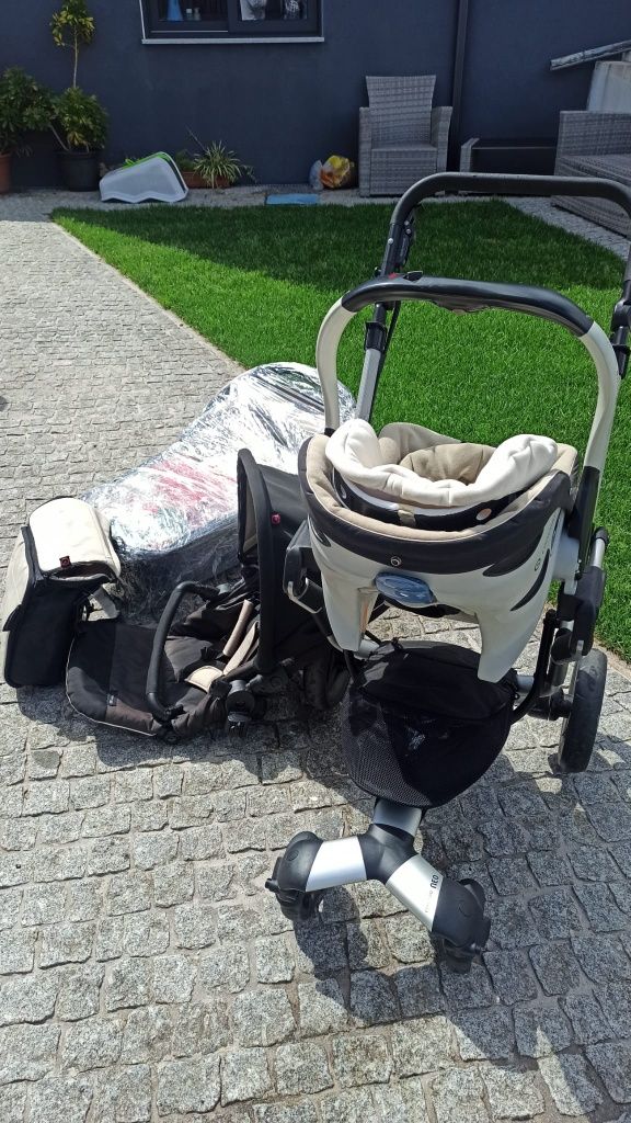 Carrinho de bebê Concord Intense com Isofix + alcofa + babycock + mala