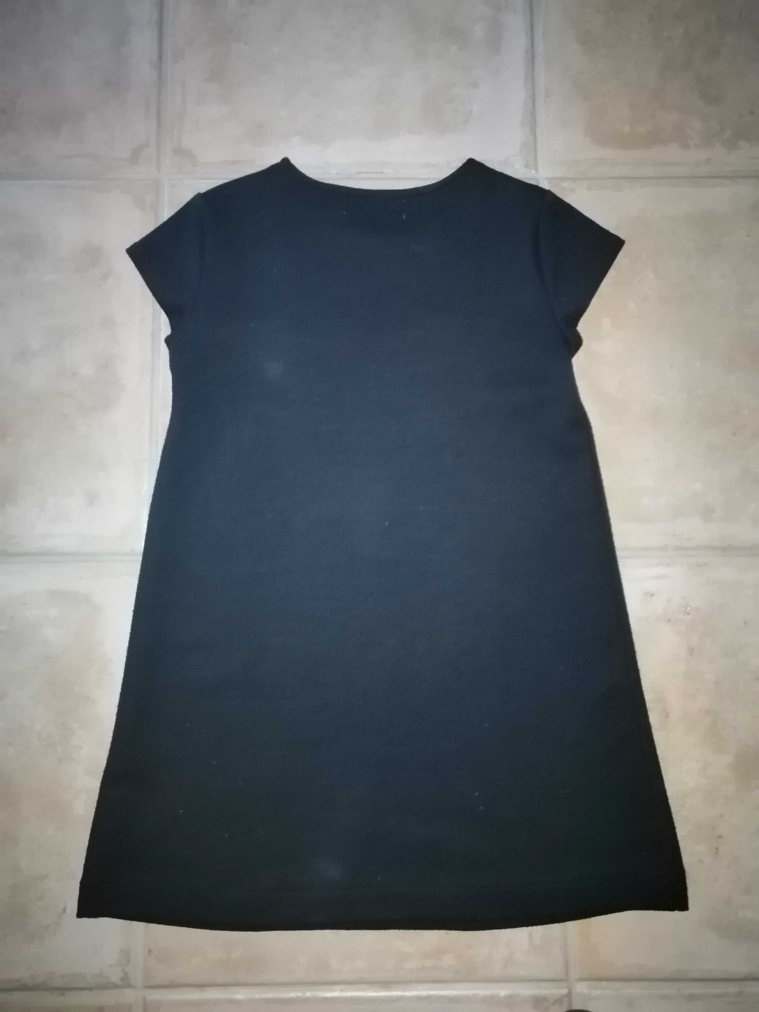 Vestido preto para menina tamanho 7/8 anos marca Zara