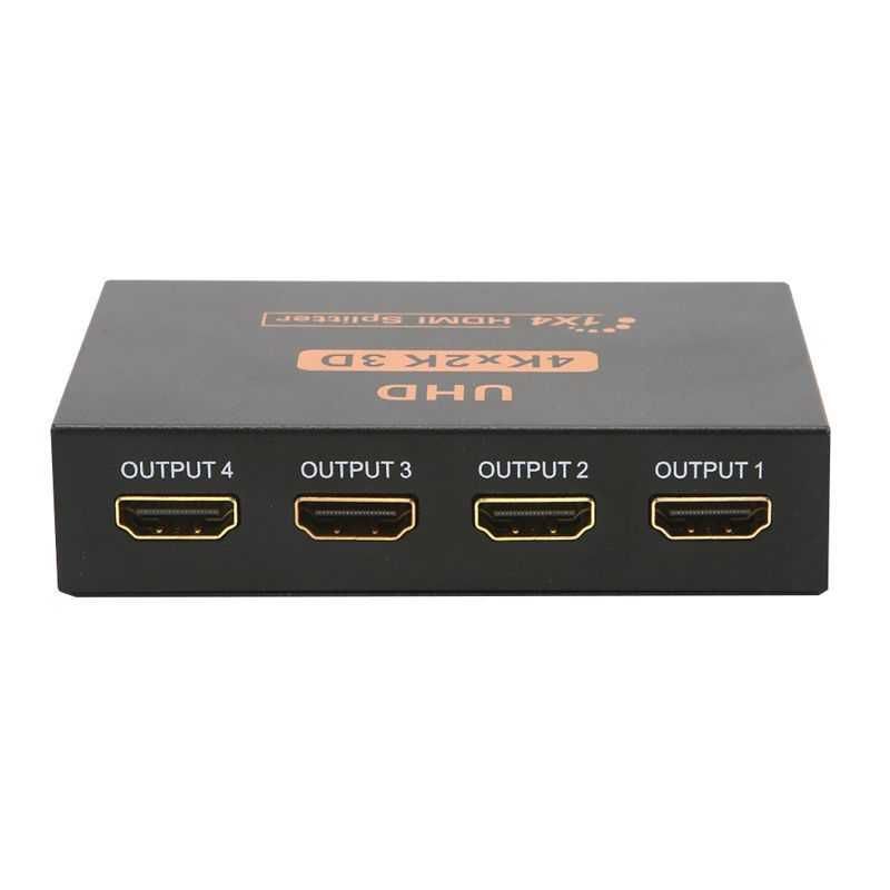 Divisor Splitter HDMI 1x2 ou 1x4 portas 4K*2K c/ HDCP + 3D