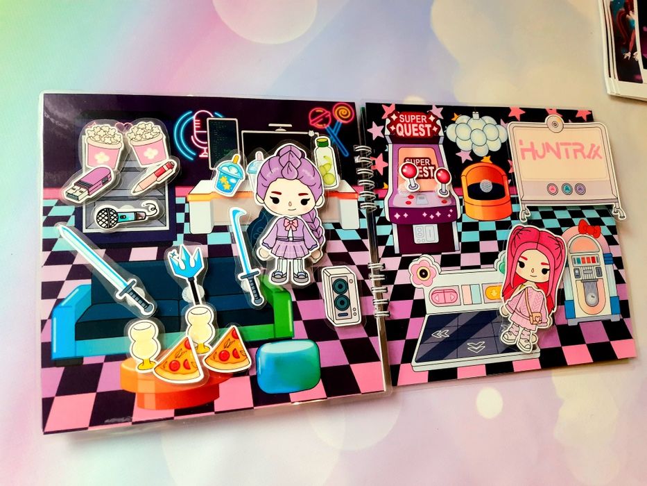 Demon Hunter на липучках демон хантер ліпучках альбом книжка тока бока