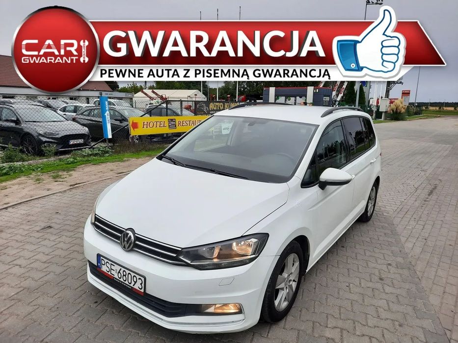 Volkswagen Touran VW Touran 2016 1.6TDi 7os. DSG Klimatron 3Stref Tempomat Grzane Fotele