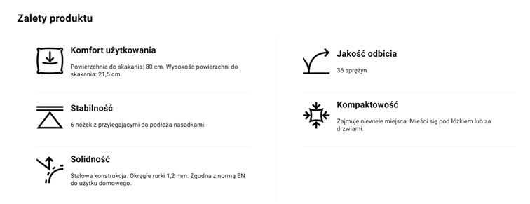 Trampolina Decathlon Domyos MT 100