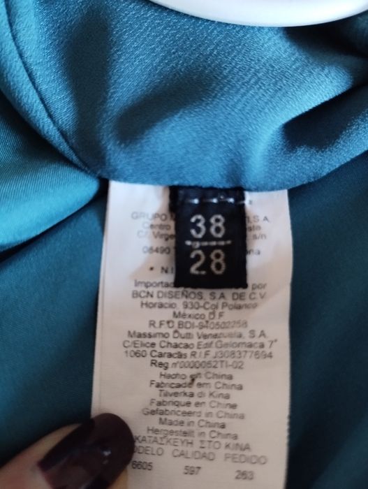 Vestido de festa em seda