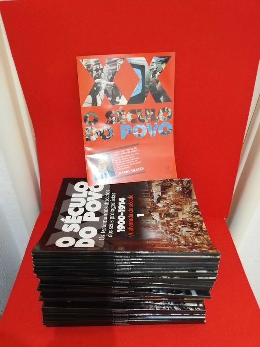 Coleção completa 30 DVD e 30 revistas, século XX.