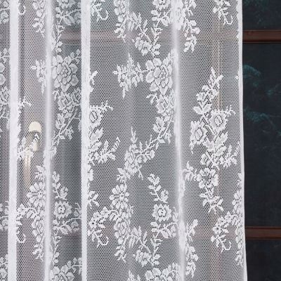 Firana żakardowa na taśmie wys. 250x170 cm 090375 kwiatuszki