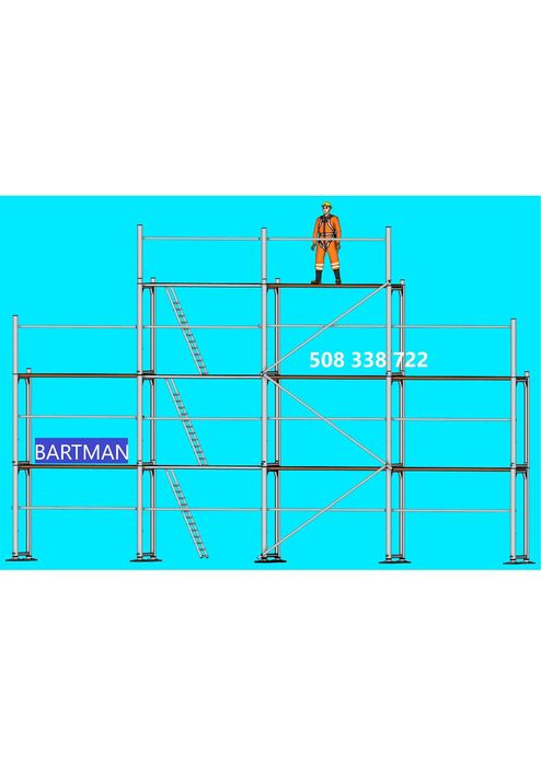Rusztowanie Elewacyjne Plettack Na Szczyt 100m2