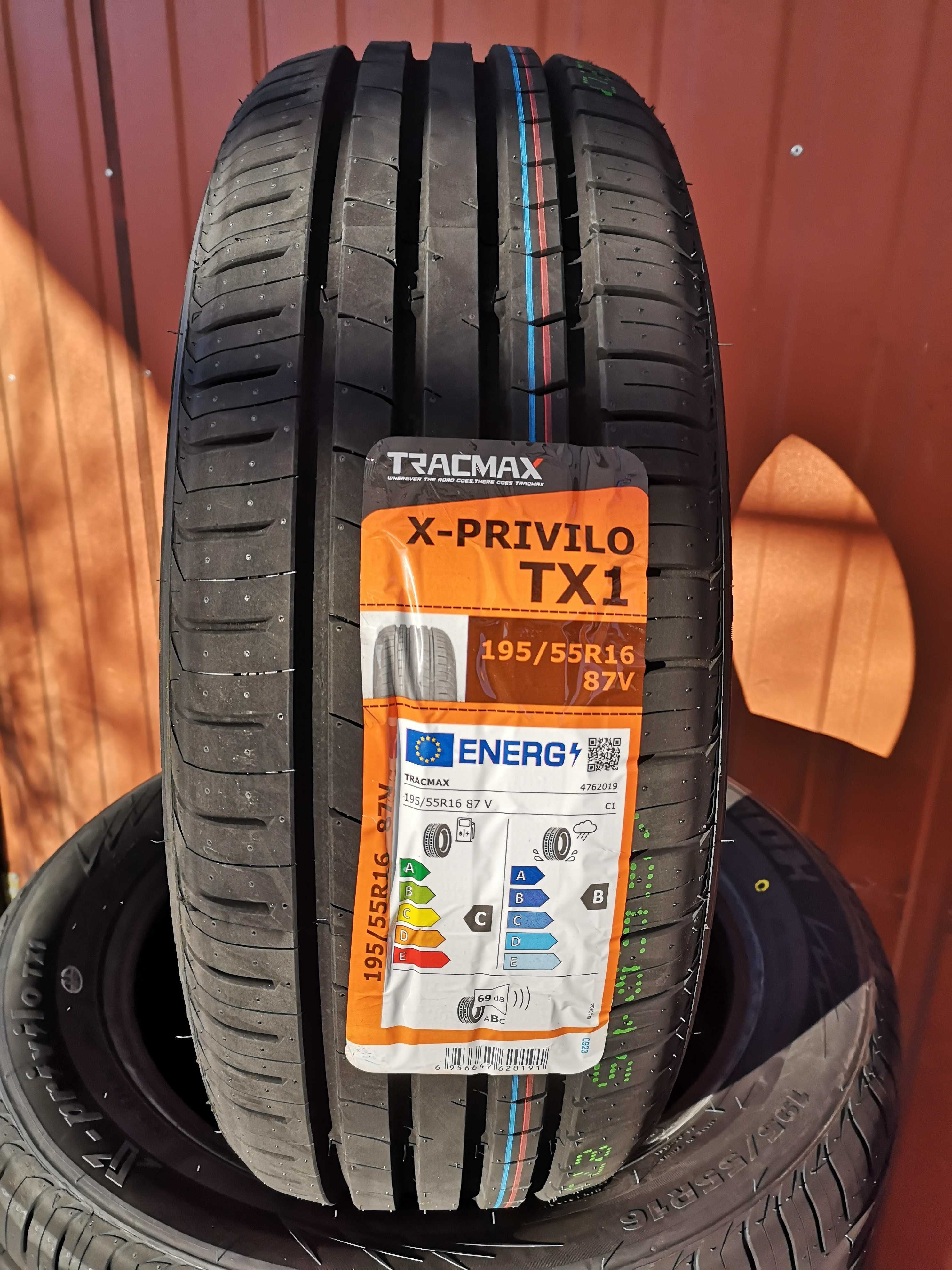 195/55 R16 87V - Tracmax X-Privilo TX-1 (4 sztuki) NOWE