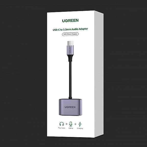 Ugreen adapter audio przejściówka USB Typ C (męski) - USB Typ C PD QC