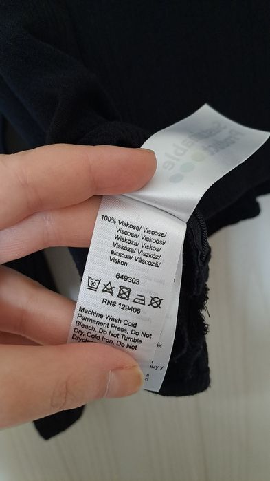 Bluzka rozkloszowane rękawy coquette oversize Bonprix wiskoza 50 52