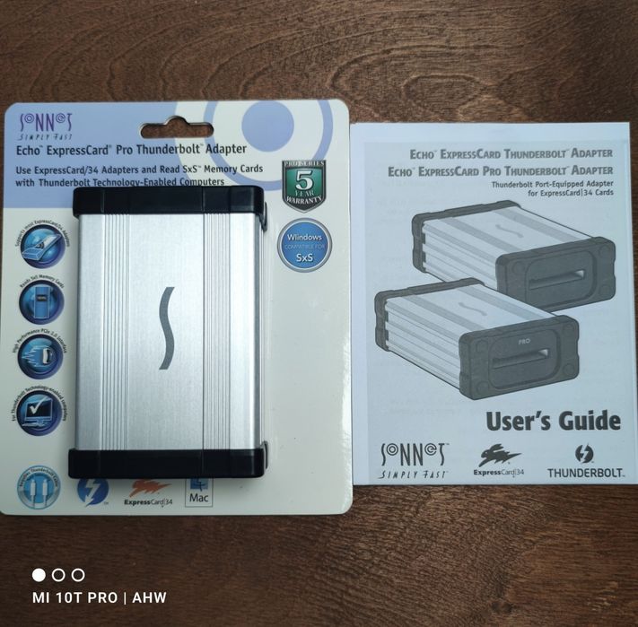 Sonnet Echo Pro ExpressCard 34 Thunderbolt 2 adapter Sony RME Firewire