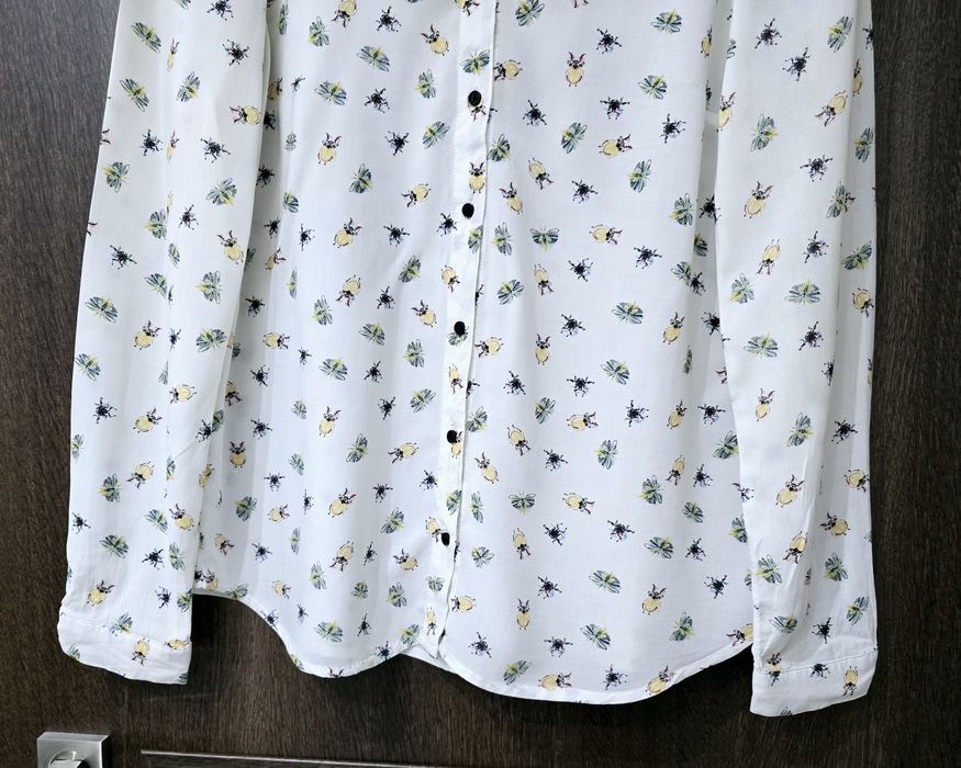 Reserved śliczna lejaca koszula z nadrukiem L