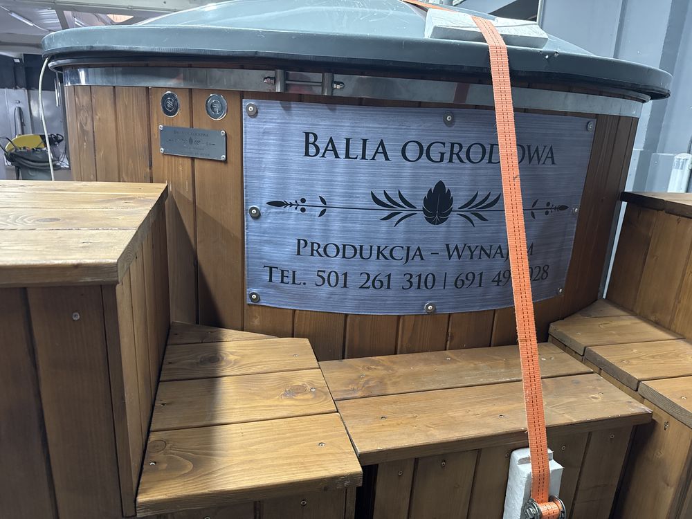 Wynajem Balii Mobilnej Ruska Bania Jacuzzi Hydromasaż Balia ogrodowa