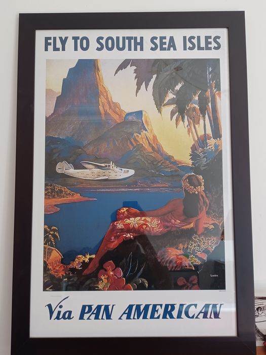 Quadro de anúncio da Pan-American