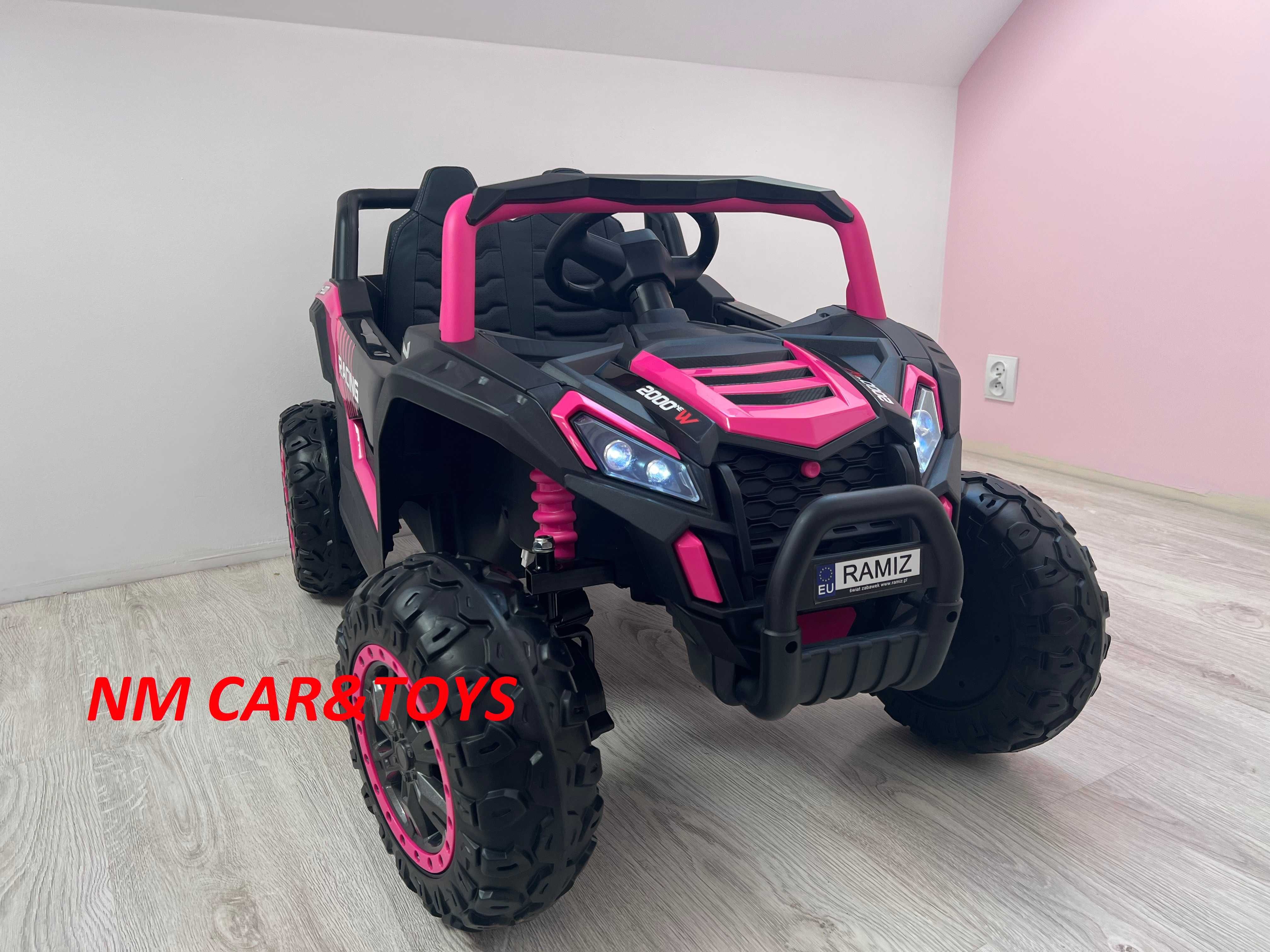 Auto na akumulator 4x4 Buggy UTV 2000M Pojazd samochód Pilot
