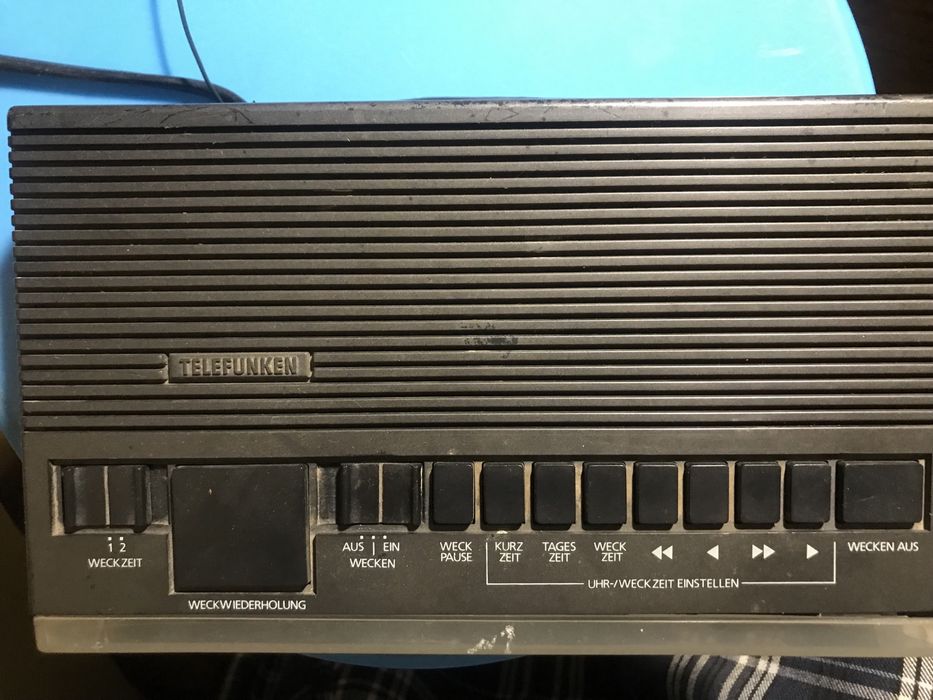 Telefunken радіо + будильник