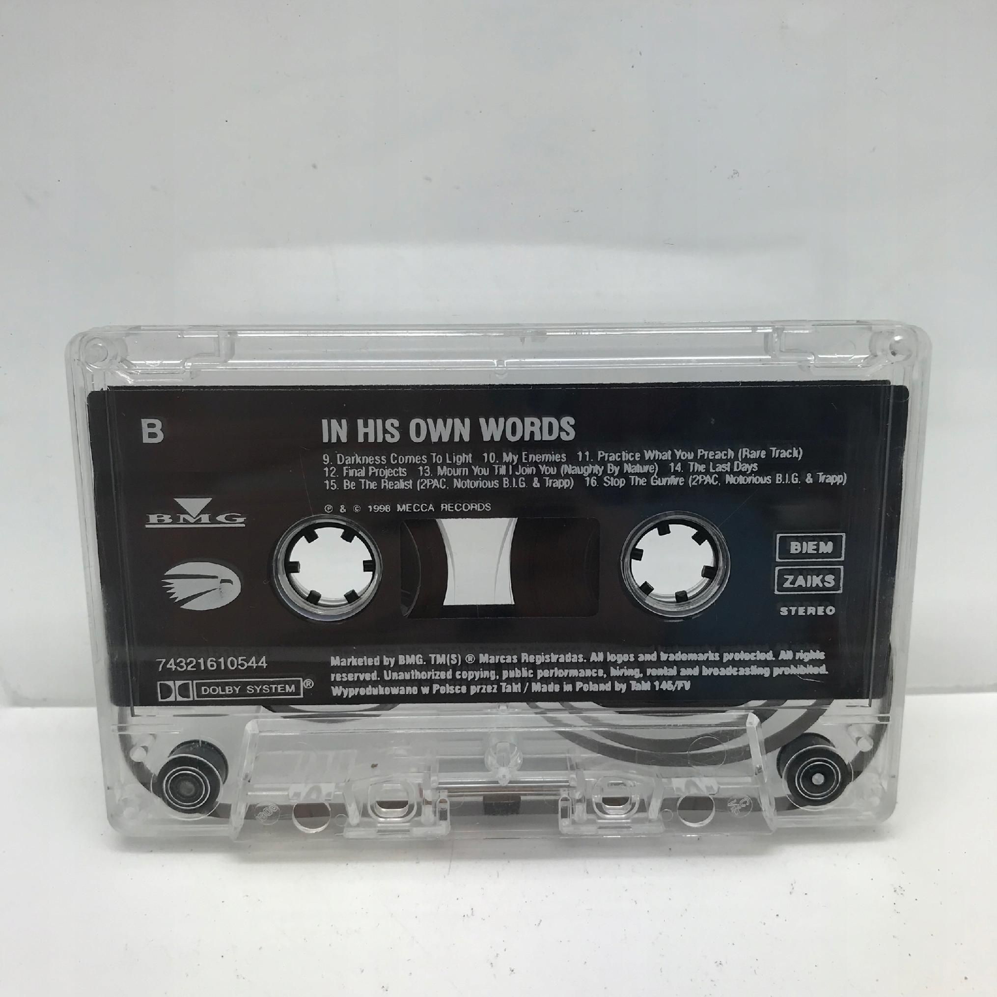 kaseta - 2pac - in his own words