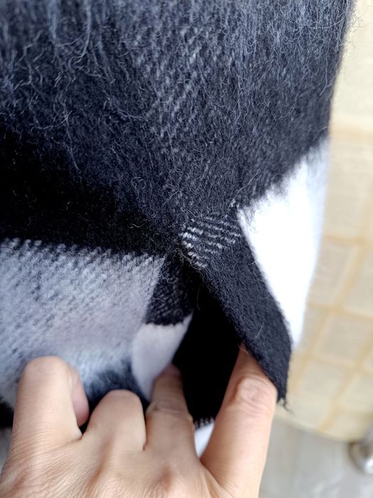 L biust 51x2 puchata kurtka stylowa czarno-biała kurtka bomber Shacket