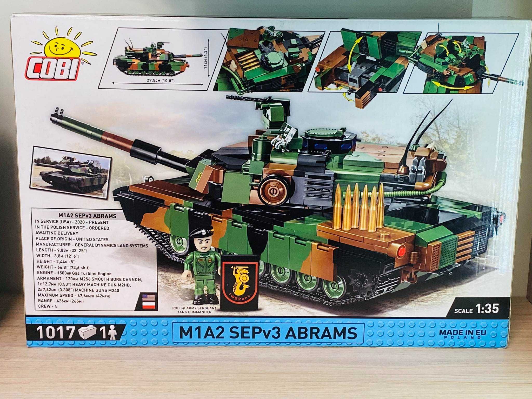 Klocki Cobi 2623 Czołg M1A2 SEPv3