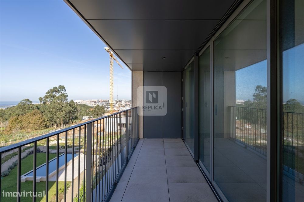 T3 Vistas Mar Canidelo | Condomínio Piscina | Apartamento Gaia Le Parc