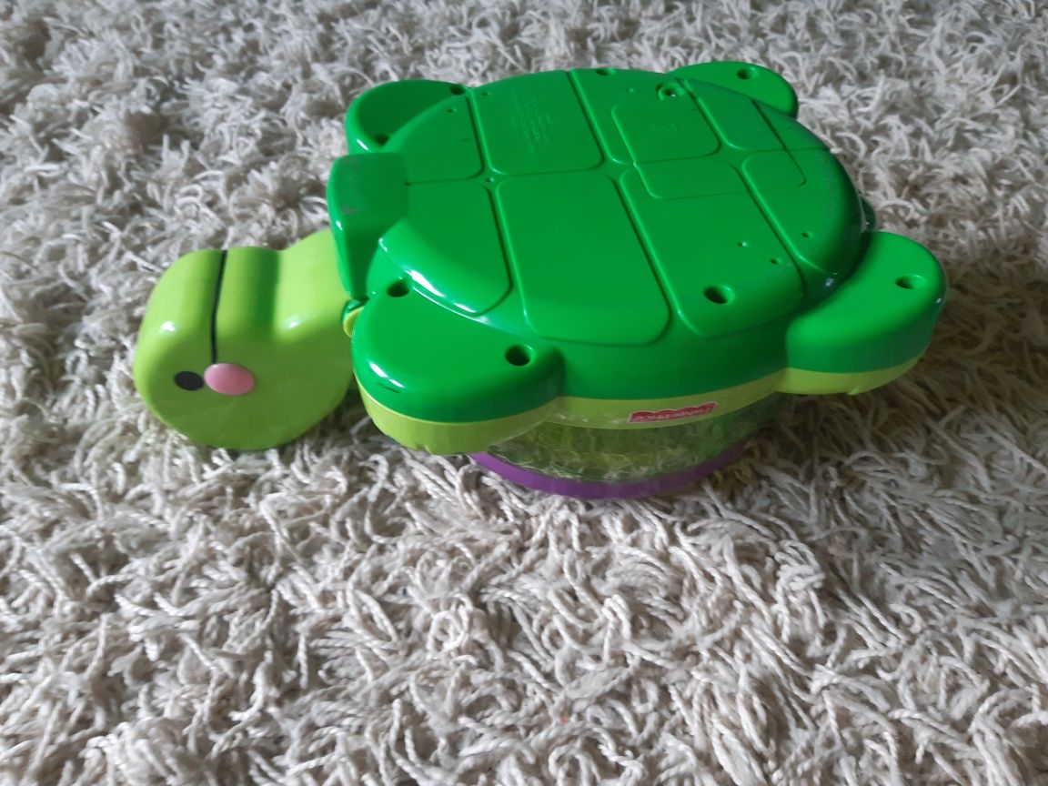 Żółw zabawka interaktywna  fischer price dodat. kule sensoryczne 7szt