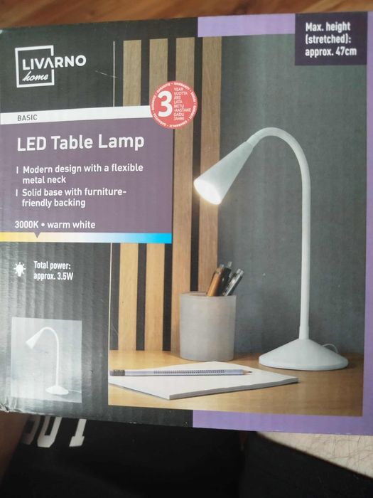 Lampa stołowa LED Livarno