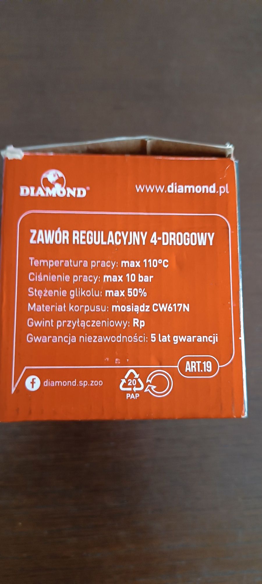 Zawór regulacyjny 4 drogowy