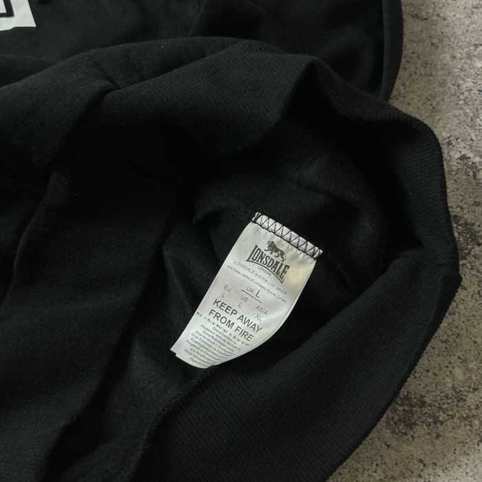 Худи Lonsdale чорний та сірий XS,S,M,L,XL