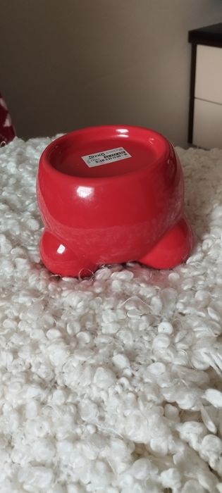 Świecznik czerwony z Ikei