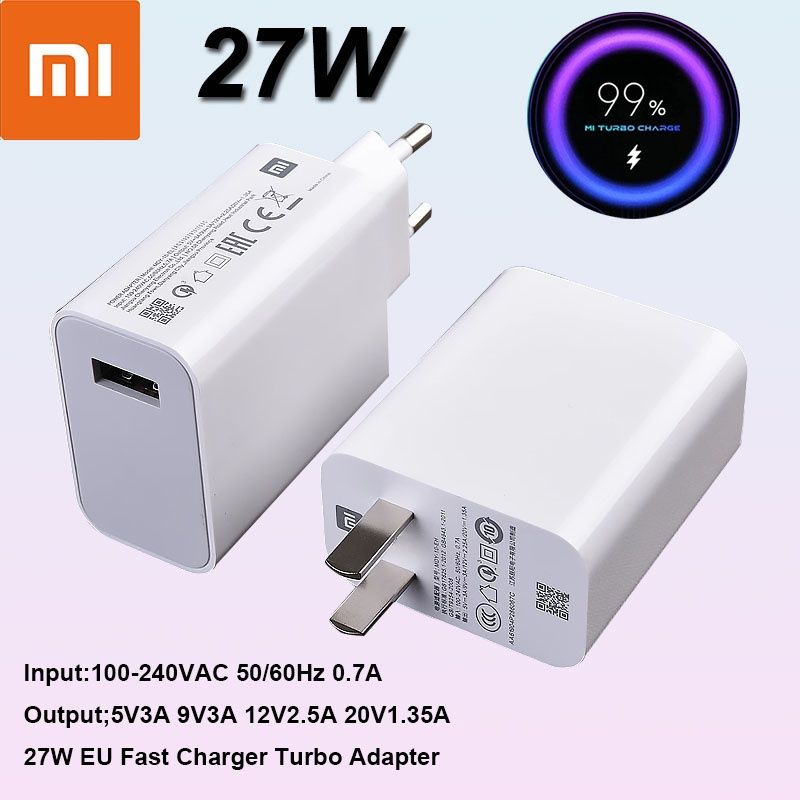 Ładowarka indukcyjna Xiaomi 20W + sieciowa 27W