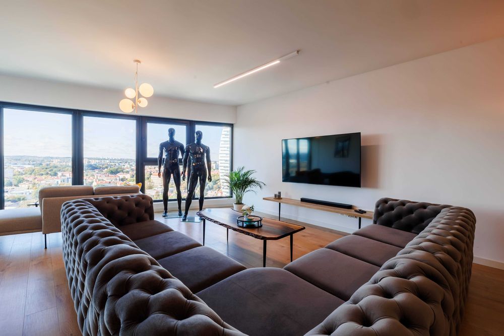 Apartament do wynajęcia na doby - 17 piętro - widok na panoramę miasta