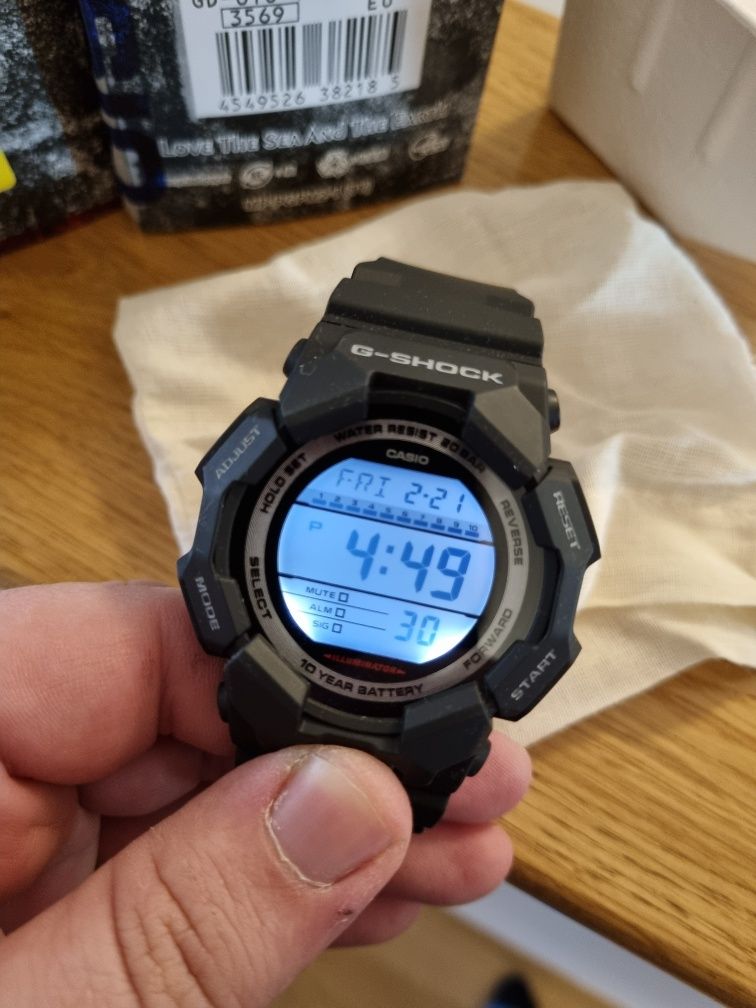 Casio G-Shock GD-010-1ER Nowy Czarny