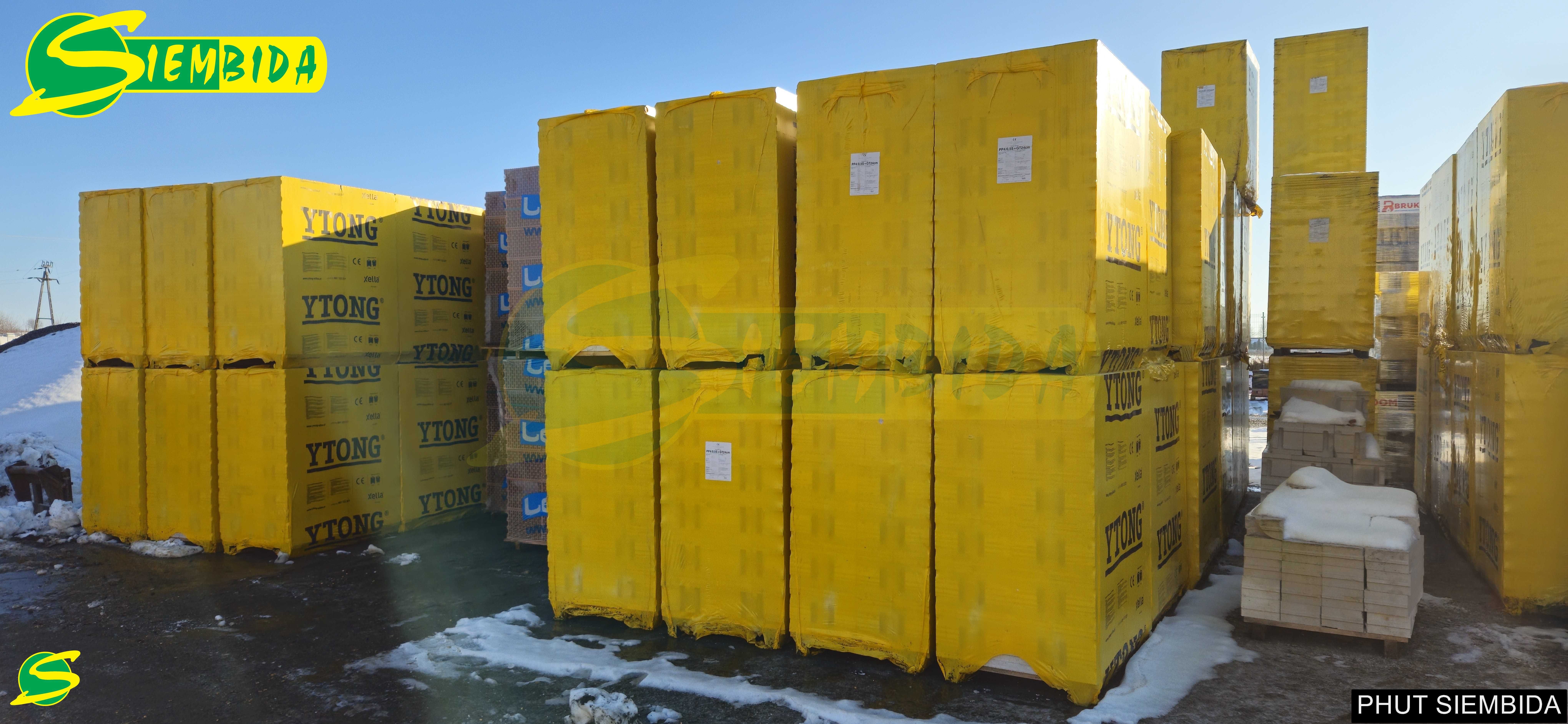YTONG EnergoUltra+ PP2,2/0,3 S+GT 36,5 cm - Transport, Rezerwacja