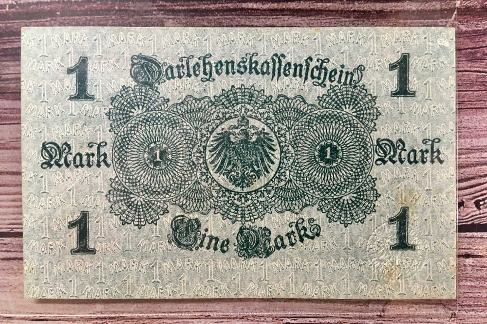 1 marka (Reichsmark) 1914 rok - Cesarstwo Niemieckie - stan aUNC - #4