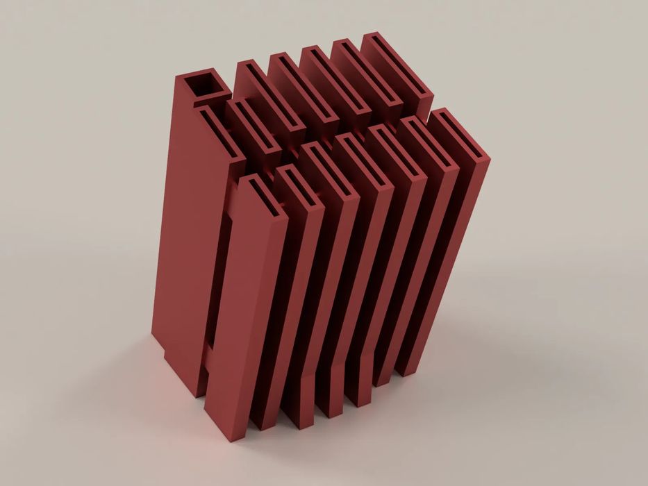 Suporte Futurista Para Facas de Cozinha