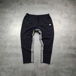 MĘSKIE Spodnie Dresowe DRESY Sportowe Bawełna Adidas Granat ClimaCool