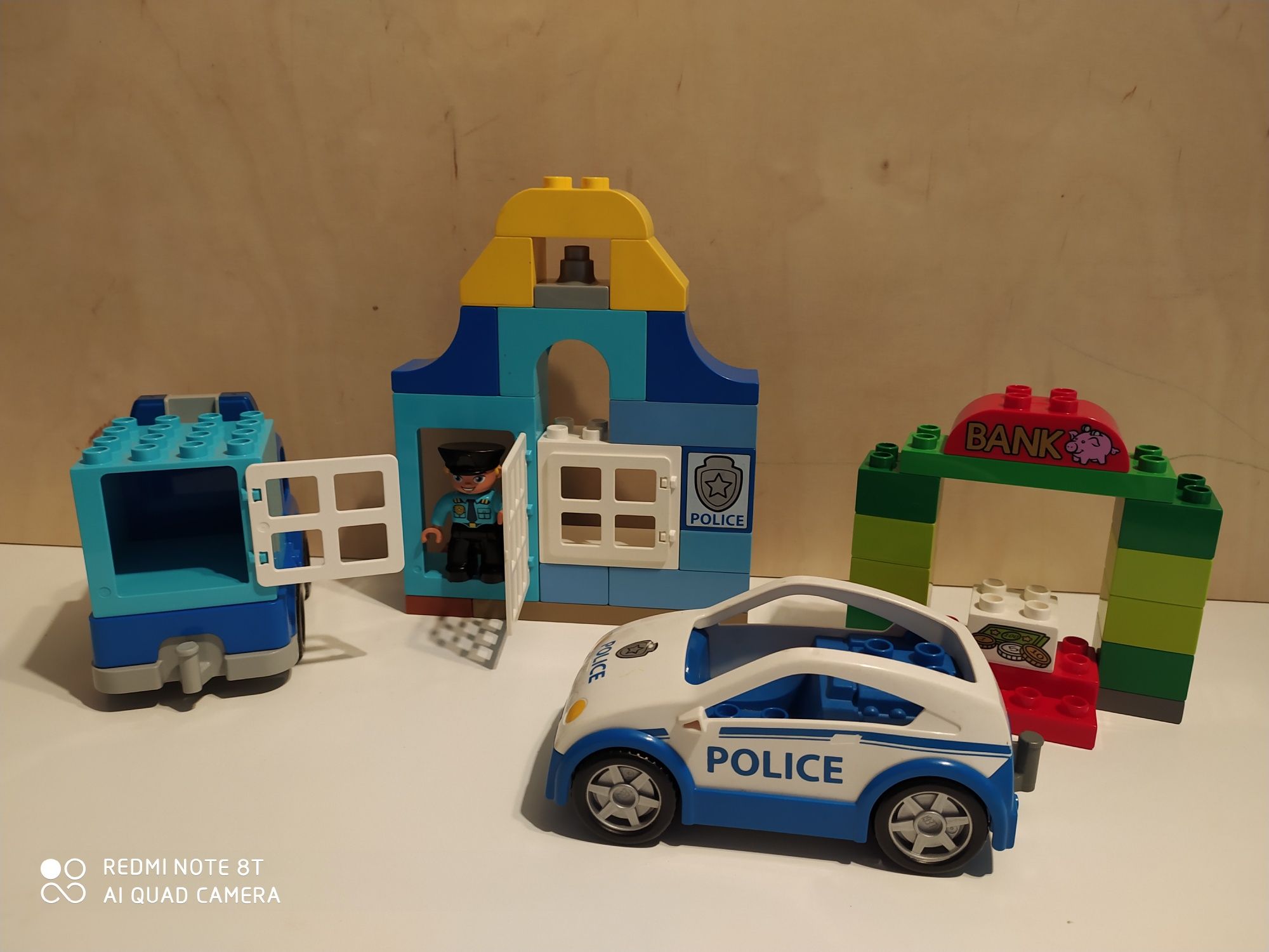 Lego duplo policja więzienie bank